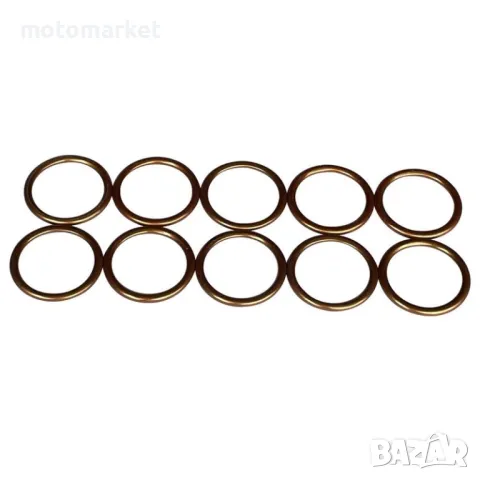 Гарнитура ауспух медна 45X37X4.5mm XRV 750/XLV 650, снимка 2 - Аксесоари и консумативи - 49825516