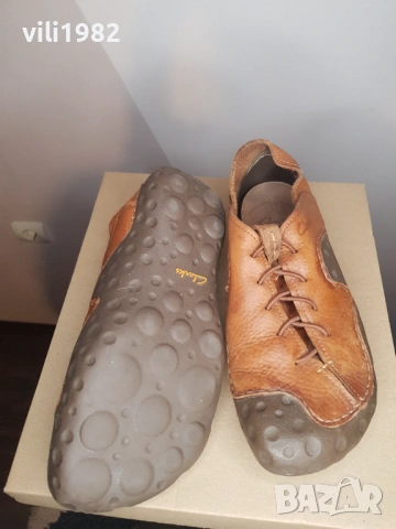 Мъжки обувки Clark's естествена кожа номер 42, снимка 4 - Ежедневни обувки - 53854743