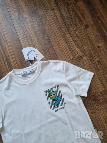 Страхотна мъжка тениска OFF WHITE & MARIO размер S M L XL , снимка 15 - Тениски - 50792263