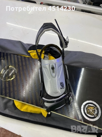 Сноуборд Ranger 155 см с автомати + калъф, снимка 3 - Зимни спортове - 52879684