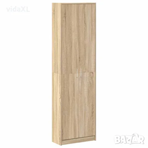 vidaXL Гардероб Сонома дъб 55 x 25 x 189 см Инженерна дървесина