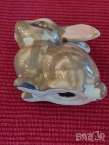 Статуетка Зайче, порцелан. , снимка 5 - Статуетки - 50868344