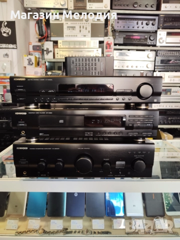 Аудиосистема Kenwood с дистанционно. Усилвател с тунер и cd player. Kenwood KA-2050R Black + Kenwood, снимка 2 - Аудиосистеми - 48943223