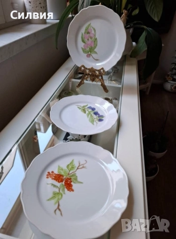 Винтидж порцеланови чинии 3бр., снимка 7 - Антикварни и старинни предмети - 52345722