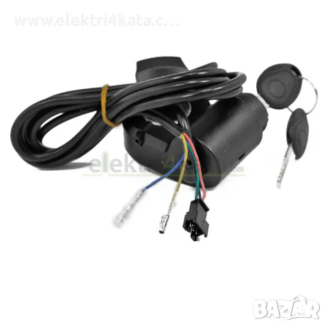 Акселератор (палец) за газта 12V-72V с индикатор и контактен ключ, снимка 3 - Части - 47498990