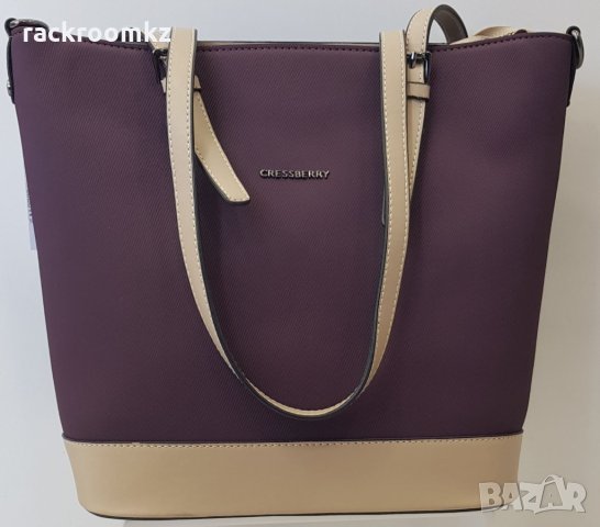 Дамска чанта Cressberry в лилав цвят, снимка 1
