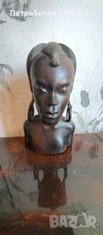 Фигура масивна от Африка абанос , снимка 5 - Антикварни и старинни предмети - 41978119