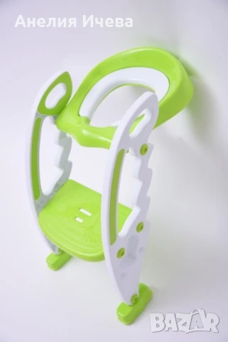 Детска седалка адаптор за тоалетна чиния със стълба , снимка 3 - Други стоки за дома - 51336561