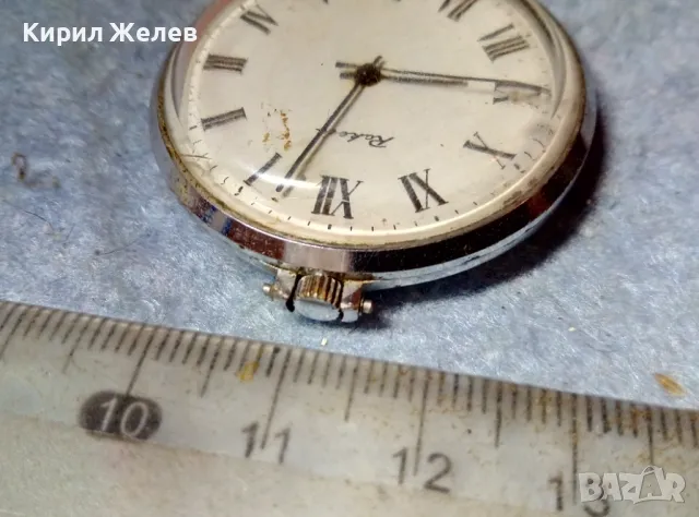 RAKETA MADE in USSR Стар РУСКИ ДЖОБЕН ЧАСОВНИК РАКЕТА СССР РЯДЪК МОДЕЛ ФУНКЦИОНИРАЩ 48691, снимка 6 - Джобни - 48073997