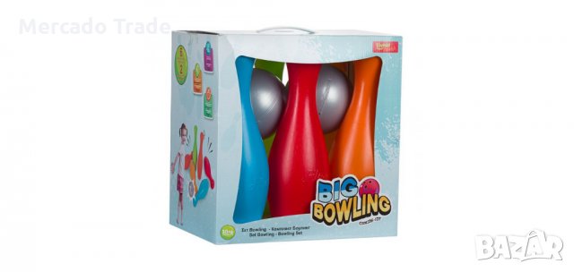 Детски комплект за боулинг с 6 цветни кегли и 2 топки , снимка 2 - Игри и пъзели - 35819623