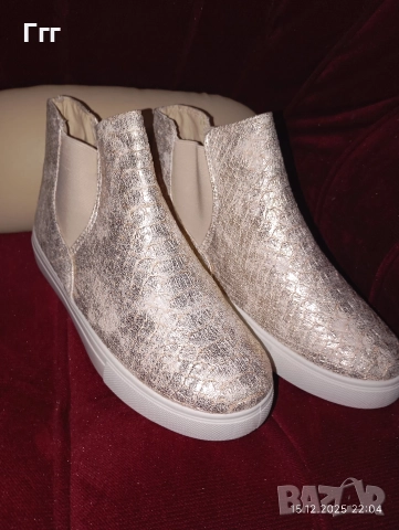 Дамски обувки зимни топли, снимка 3 - Дамски боти - 52807135