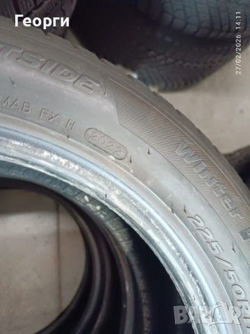 2бр.зимни гуми 225/50/17 Hankook, снимка 5 - Гуми и джанти - 53672683