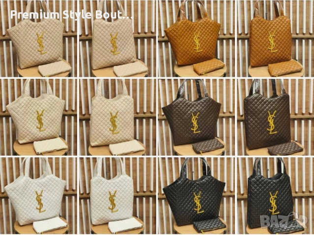 чанти YVES SAINT LAURENT ⬆️ 39 CM ➡️ 52 CM , снимка 8 - Чанти - 53638751