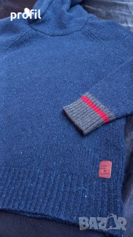 Scotch&Soda S мъжки пуловер агнешка вълна, снимка 6 - Пуловери - 53249491