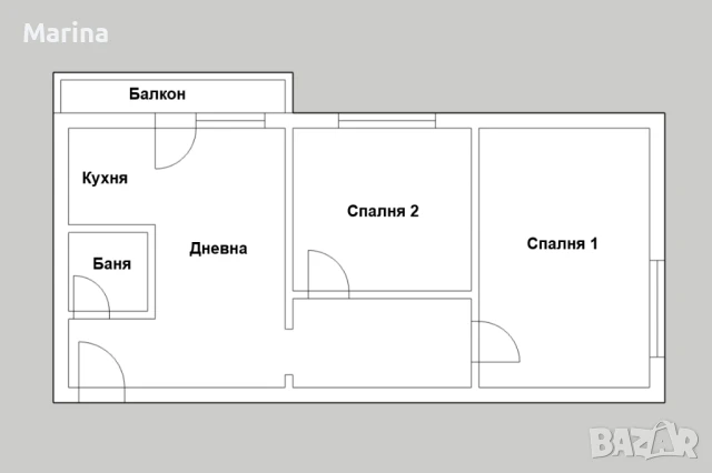 3+3 стаен апартамент - област Варна, Девня, кв. Повеляново (окръжния съд и нотариалната кантор), снимка 6 - Апартаменти - 50766053
