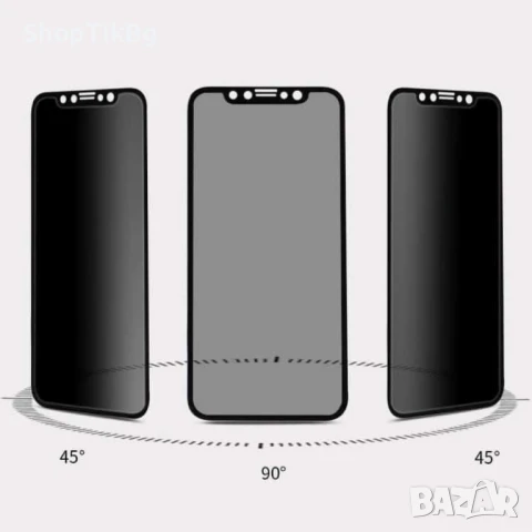 Privacy протектор за iPhone и Samsung, снимка 6 - Фолия, протектори - 48677089