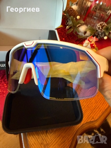 Спортни очила Chamelo Music Shield Slider - Сини