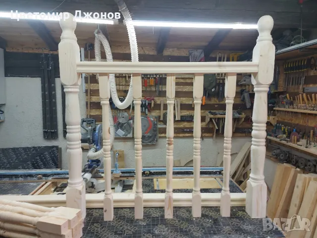 Дъски за ограда(парапет),свързващи греди,ръкохватки, снимка 13 - Огради и мрежи - 49457895