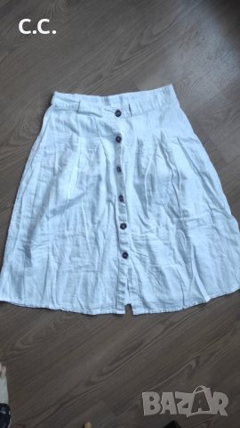 2 броя ленени поли, по 6 лв или 10 лв/к-кт, размер 40, снимка 2 - Поли - 41610104