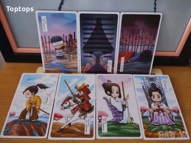 Таро 7x12cm: Sakura Spring Tarot & Pythia Tarot & Tarot of Oppisitions, снимка 6 - Карти за игра - 42291829