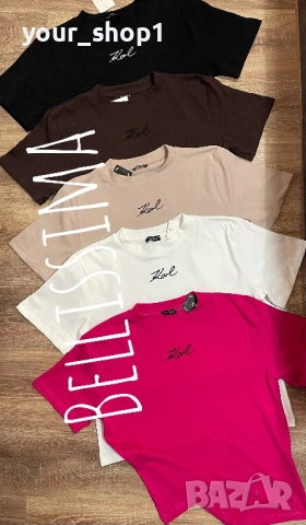 Karl Lagerfeld дамска тениска , снимка 5 - Тениски - 53606427