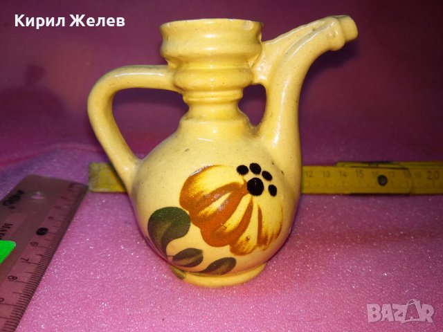 КЕРАМИЧНО БЪРДУЧЕ СЪДЧЕ РЪЧНА МАЙСТОРСКА ИЗРАБОТКА ТРАДИЦИОНЕН ЕТНО СУВЕНИР ГЛЕДЖОСАНА ГЛИНА 42934, снимка 2 - Декорация за дома - 44297529