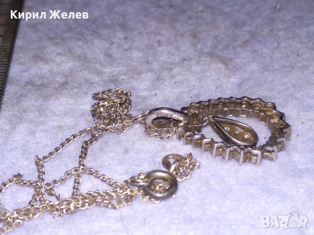 СРЕБЪРЕН СКЪПОЦЕНЕН ВИНТИДЖ АРТ МЕДАЛЬОН СРЕБРО 925 с ПОСРЕБРЕНА ВЕРИЖКА от НЕРЪЖДАЕМА СТОМАНА 38512, снимка 12 - Колиета, медальони, синджири - 41472394