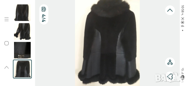 Дамско палто естествена кожа , снимка 2 - Палта, манта - 52798797