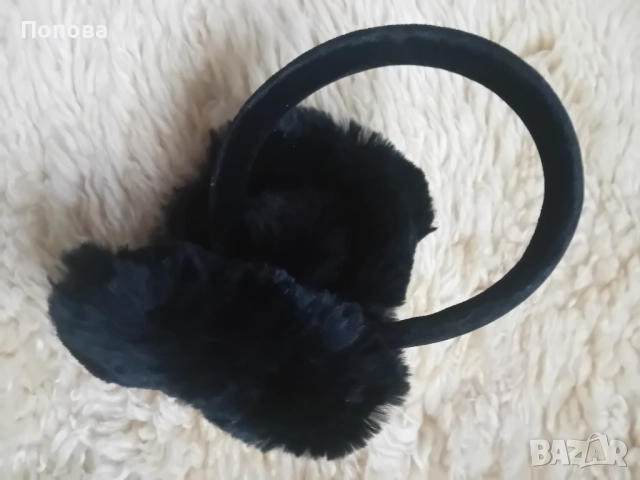 Наушници с естествена кожа и кадифе, снимка 3 - Шапки - 52397076