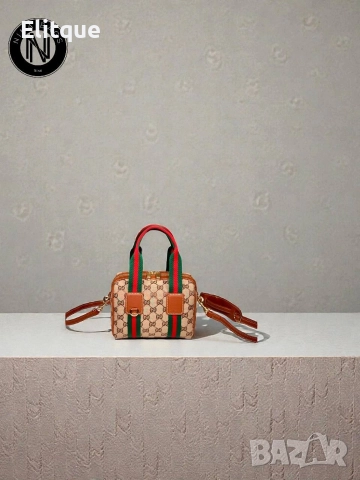 чанти GUCCİ Mini GG Handbag ↔️ 20 cm ↕️ 13 cm A качество , снимка 4 - Чанти - 52713020