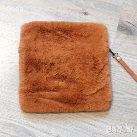 Дамско пухено сако с подарък, снимка 7 - Сака - 48529440