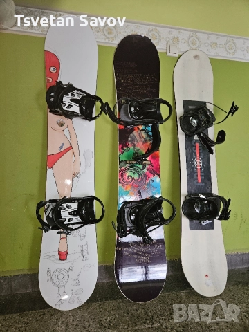 Сноуборд с автомати / snowboard