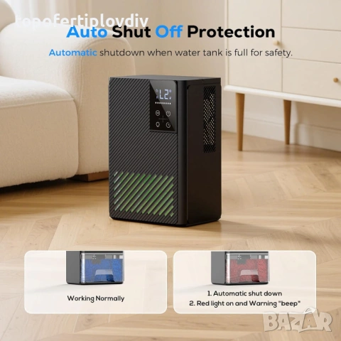 Влагоабсорбатор Tiptop Home 2500мл, Гаранция, снимка 2 - Абсорбатори - 53633327