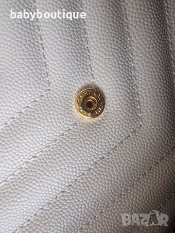  YSL Monogram chevron-quilted chain wallet, снимка 8 - Чанти - 41380238