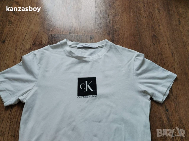 calvin klein - страхотна мъжка тениска S, снимка 5 - Тениски - 50673757