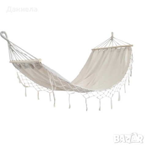 Хамак с ресни в Бохо стил - най - високо ниво на комфорт, снимка 6 - Градински мебели, декорация  - 53833171