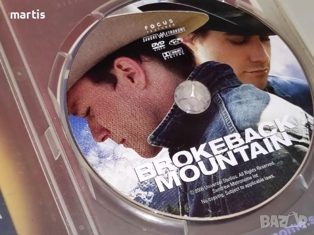 dvd Brokeback Mountain, снимка 2 - DVD филми - 41814726
