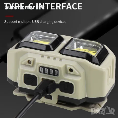 Мощен акумулаторен челник със сензор, USB – T616, снимка 4 - Аксесоари и консумативи - 56054924