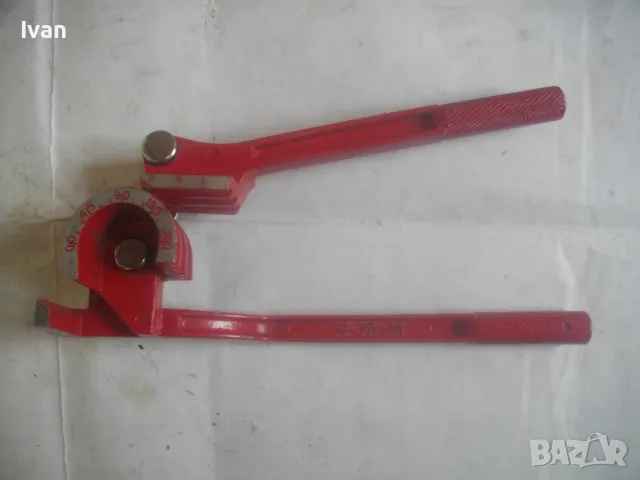 НОВ ТРОЕН ТРЪБОГИБ 6мм-8мм-10мм РЪЧЕН УРЕД ЗА ОГЪВАНЕ НА ТРЪБИ 0-180 ГРАДУСА 25мм РАДИУС, снимка 5 - Други инструменти - 50212923