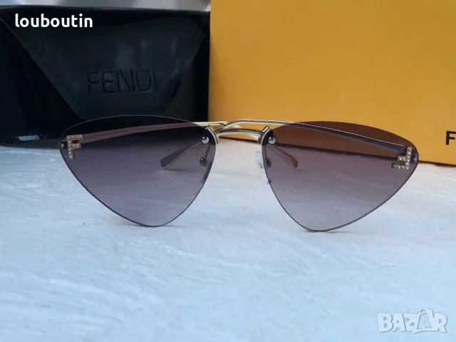 Fendi Дамски слънчеви очила тъиъгълни 3 цвята, снимка 4 - Слънчеви и диоптрични очила - 47930952