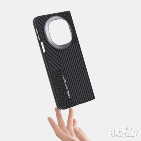 Huawei Mate X6 Удароустойчив ABEEL Carbon Fiber / MagSafe Калъф и Протектор, снимка 8 - Калъфи, кейсове - 51955192