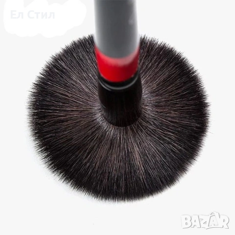 Комплект от 22 четки за грим в разгъваща се чантичка от естествена кожа HZS83, снимка 8 - Други - 53866444