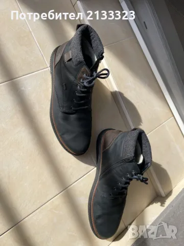 Зимни обувки Rieker Тъмносин 45 номер, снимка 2 - Мъжки боти - 48893057