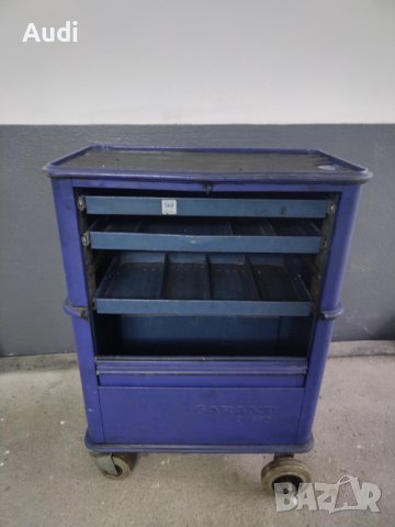 Сервизна метална количка/шкаф с 3 боя чекмеджета / подвижни метални прегради,голямо долно отделение., снимка 14 - Куфари с инструменти - 41820376