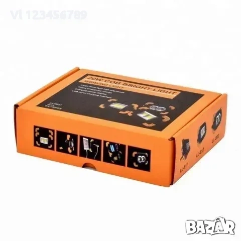 мултифункционален 20 Ватов акумулаторен LED фенер / USB Battery Power Bank, снимка 5 - Къмпинг осветление - 53840293