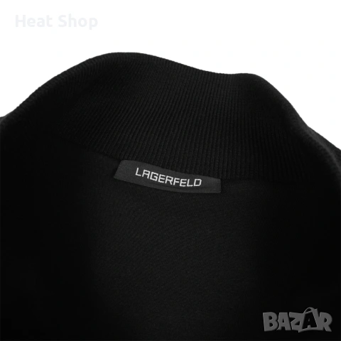 Мъжко яке Karl Lagerfeld Quilted Hybrid Jacket, снимка 5 - Якета - 53767745