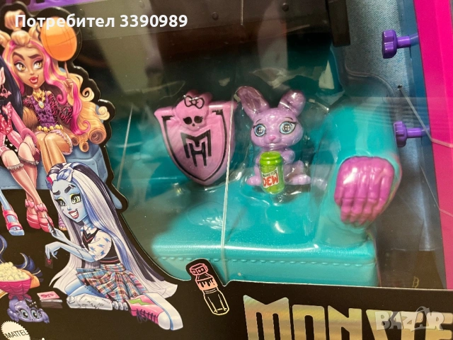Комплект мебели за кукли, Monster High, страховито студио, многоцветен, снимка 15 - Кукли - 53410916