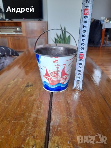 Стара детска кофа,кофичка #13, снимка 4 - Антикварни и старинни предмети - 38684263