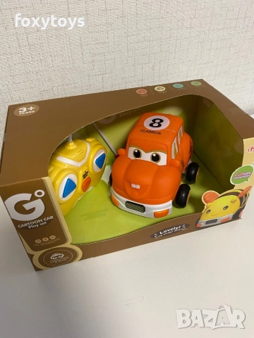 Радиоуправляема анимационна кола в оранжево, снимка 3 - Коли, камиони, мотори, писти - 53047111