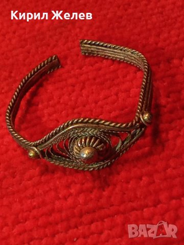 19 ВЕК ВЪЗРОЖДЕНСКИ СРЕБЪРЕН ФИЛИГРАНЕН РЕГУЛИРУЕМ ПРЪСТЕН РЪЧНА МАЙСТОРСКА ЕТНО ИЗРАБОТКА 28778, снимка 15 - Антикварни и старинни предмети - 37277585